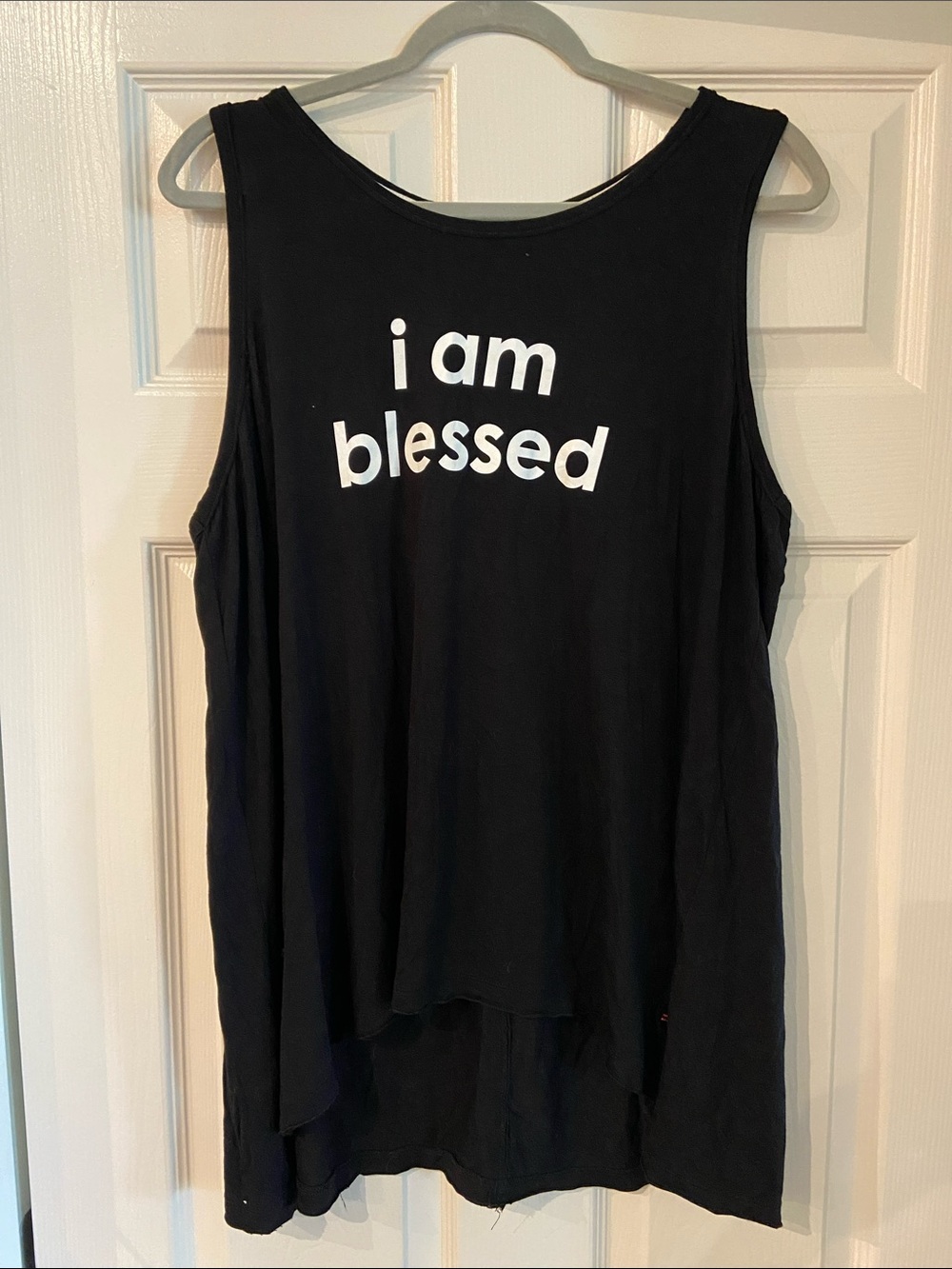 Peace Love World Black Tank Top